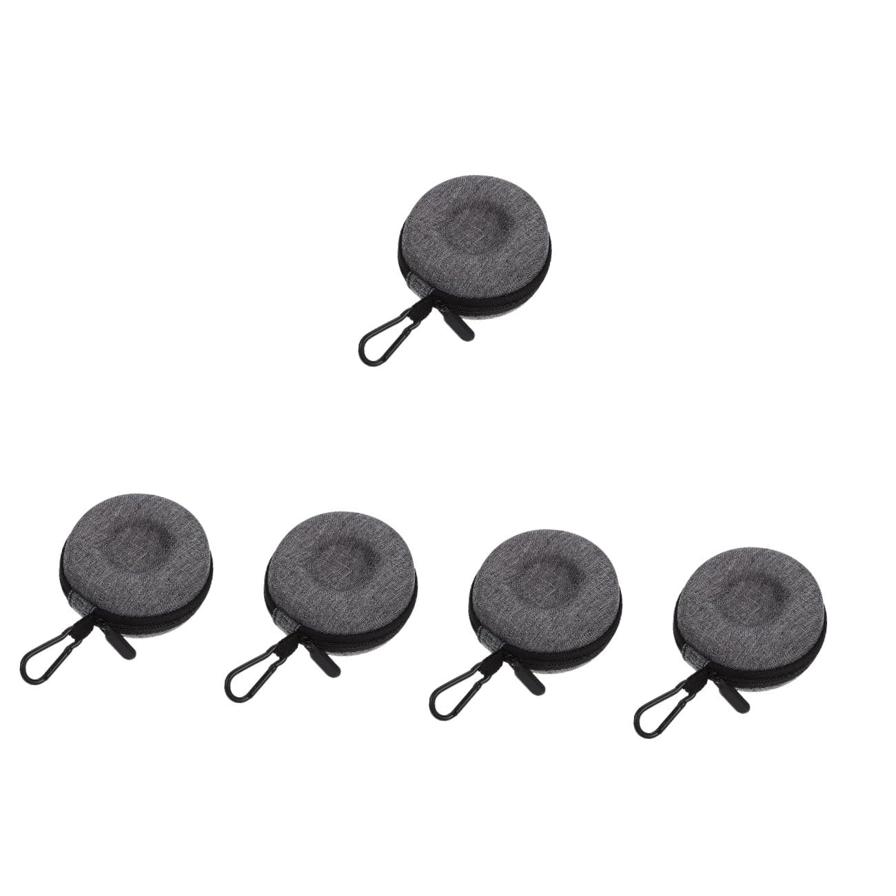 5Er-Packung Aufbewahrungsbox für Uhren Fenster Brillenetui uhr set uhrenset geschenkboxen geschenkkarton tragbare Uhrentasche Uhrenorganisator Wasserdichtes High-End-Nylon Grey