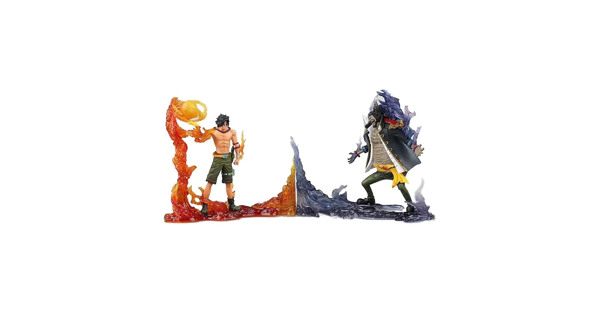 ワンピース エース vs 黒ひげ ガレージキット ガレキ スタチュー① ONE PIECE エース VS 黒ひげ ガレージキット ガレキ スタチュー