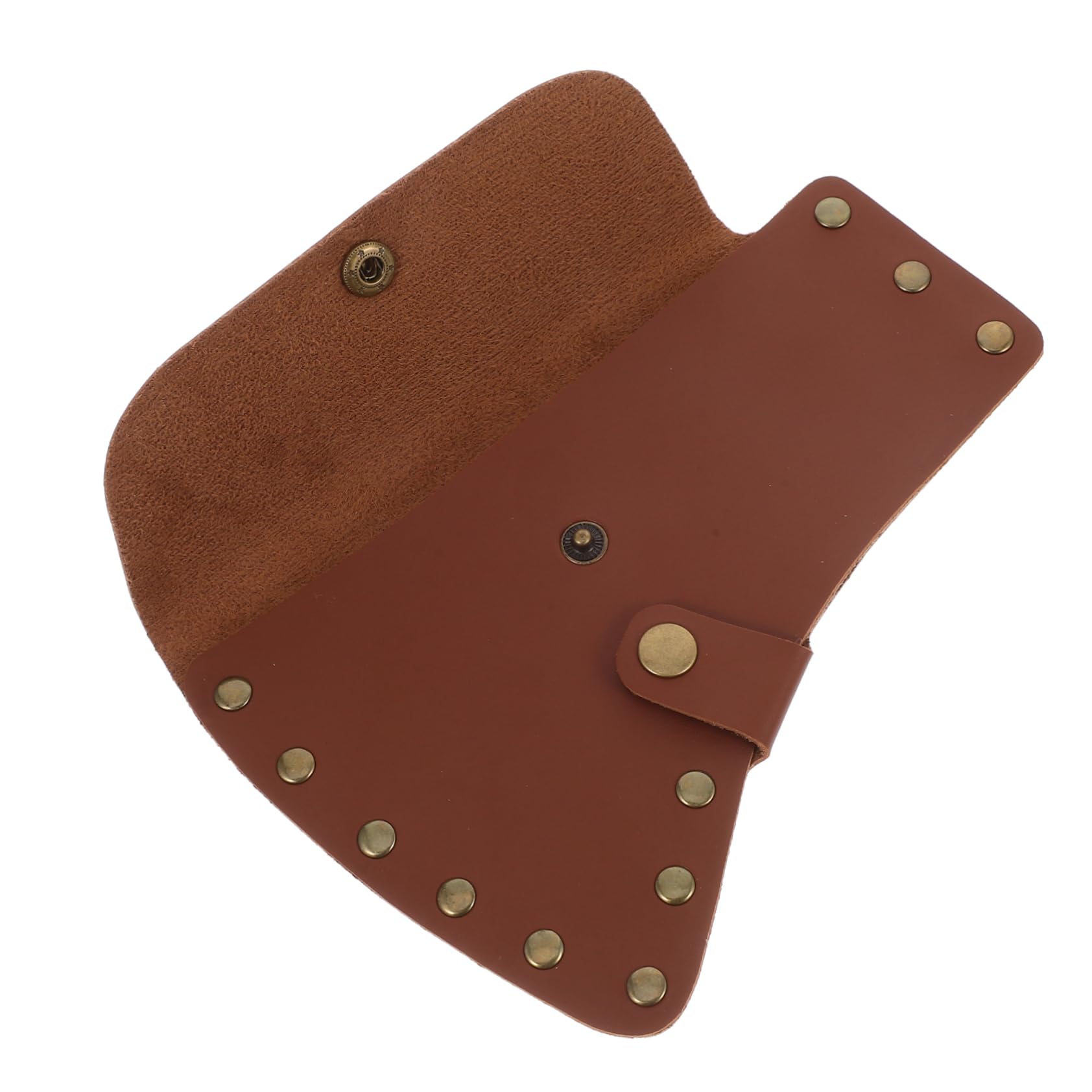 IWOWHERO PU Axe Blade Cover Durable Axe Protector for Camping Hiking BBQ Fit Sleeve Comfortable Versatile Accessory for