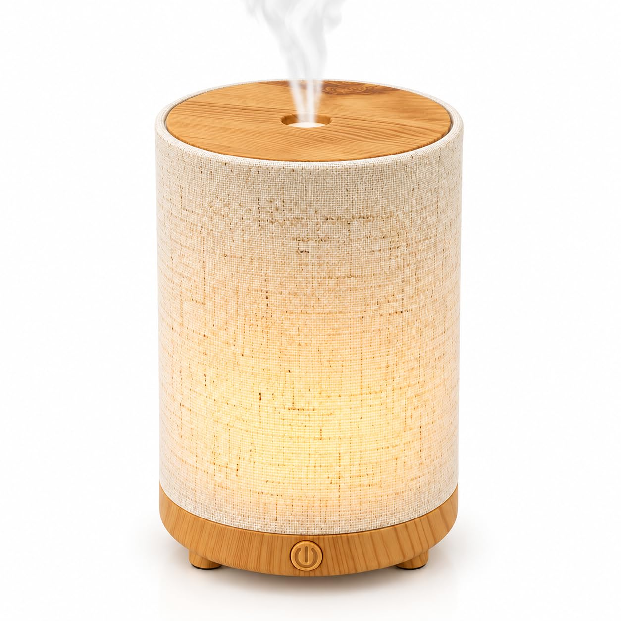 100ML Essential Oil Diffuser with Warm White Light, Continuous & Intermittent Mist, Low-Water Auto Shut-Off, USB Powered — grocery & food deal