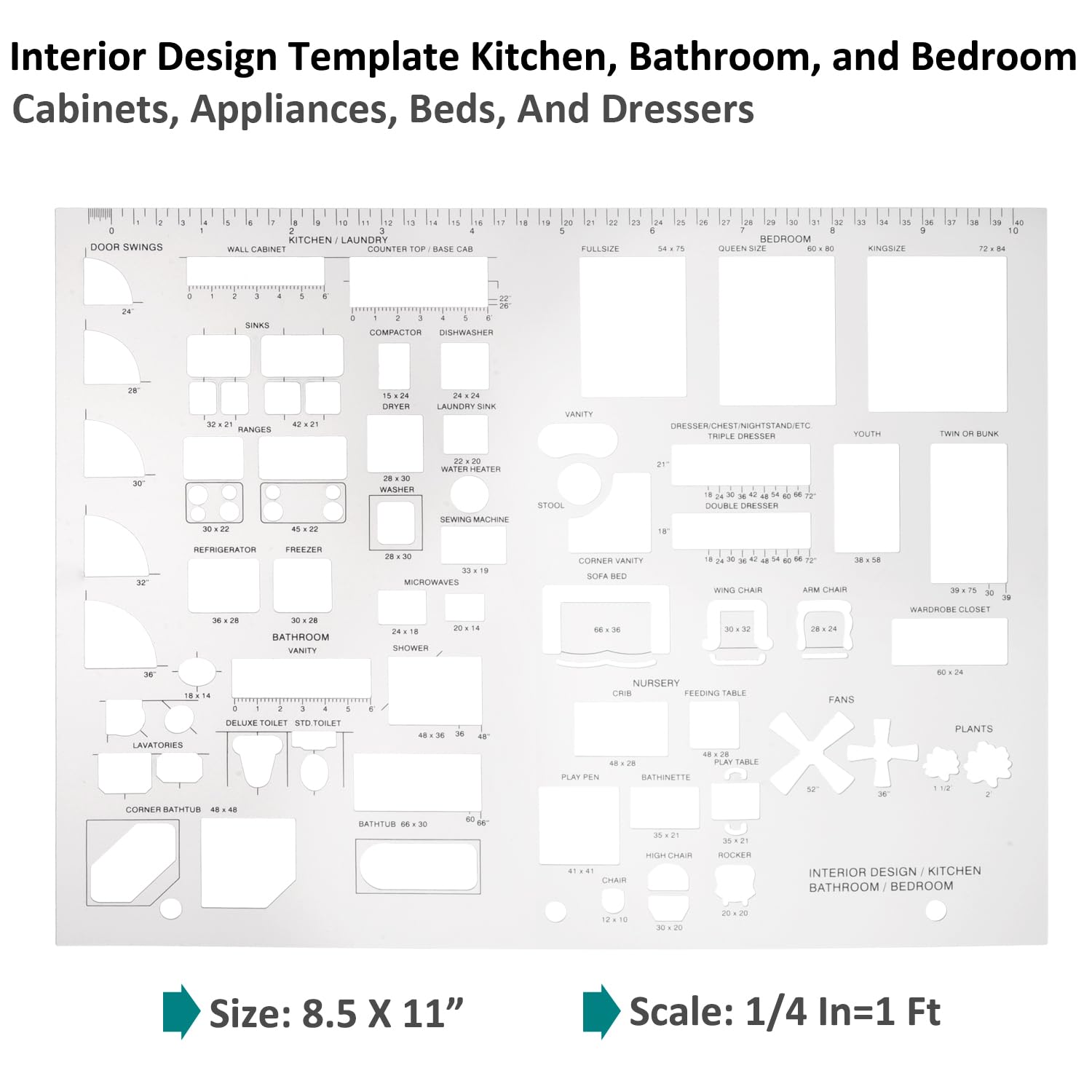 Snapklik.com : Drafting Tools And Ruler Shapes For Architecture - Set ...