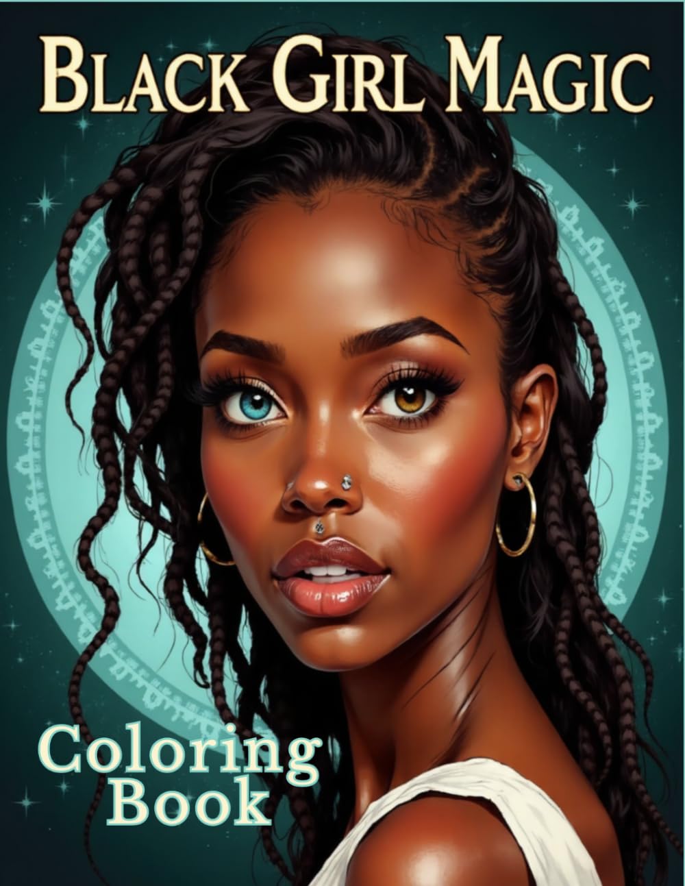 Black Girl Lifestyle Coloring Book: Stylish Women, Everyday Life Scenes, Music, Friendship and Creative Relaxation