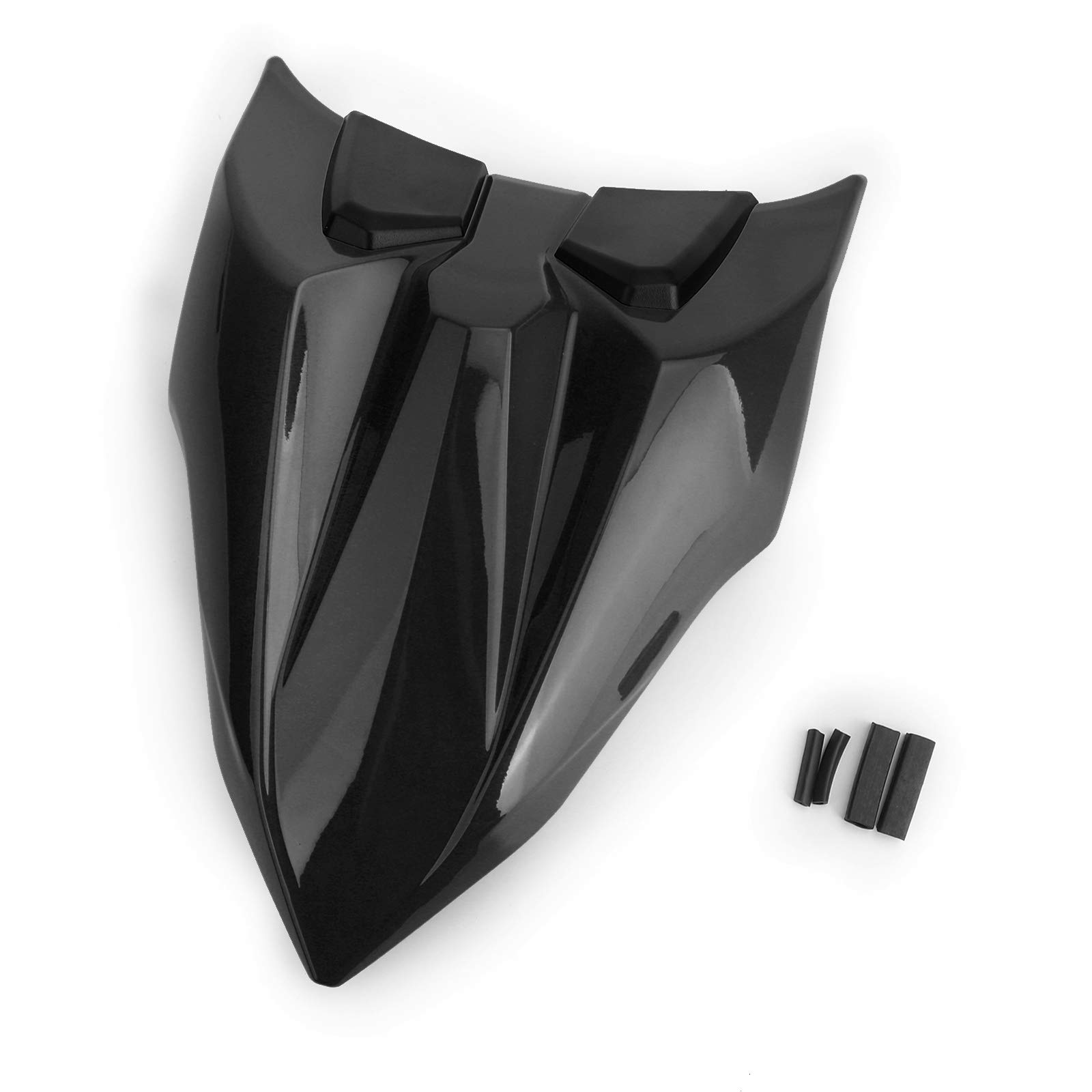 Topteng Motorcycle Rear Seat Fairing Cover Cowl Apto para Kawasaki Z650 Ninja 650 17-23 Black