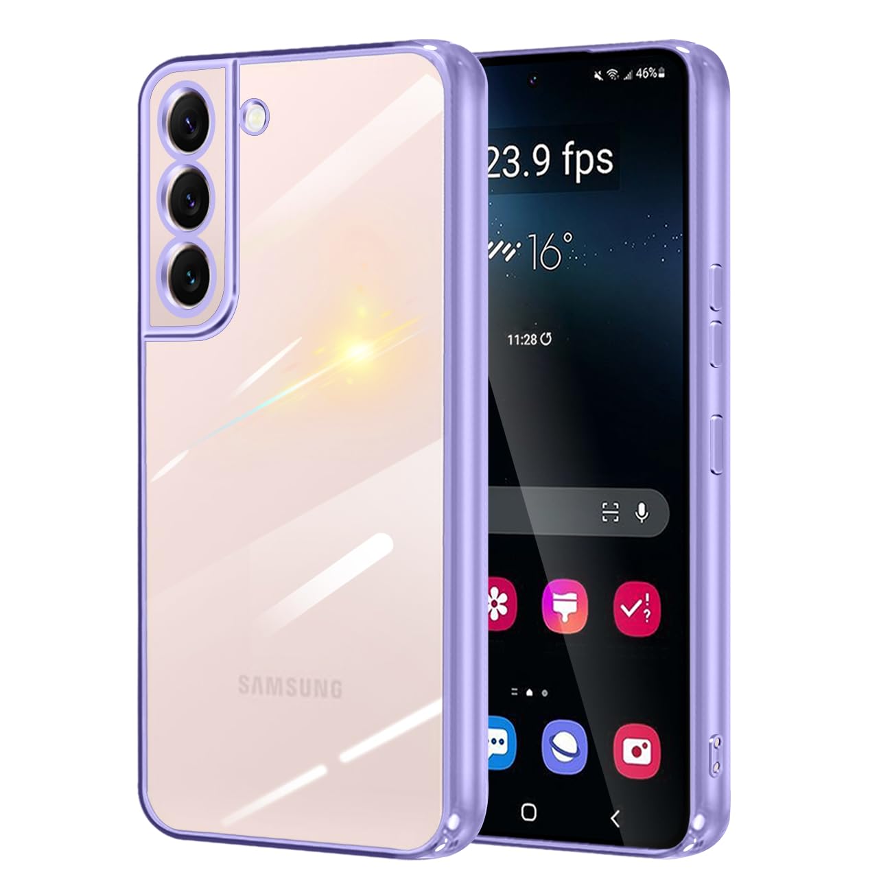 Amazon.co.jp: Galaxy S22 ケース クリア 5G SC-51C SCG13 耐衝撃 