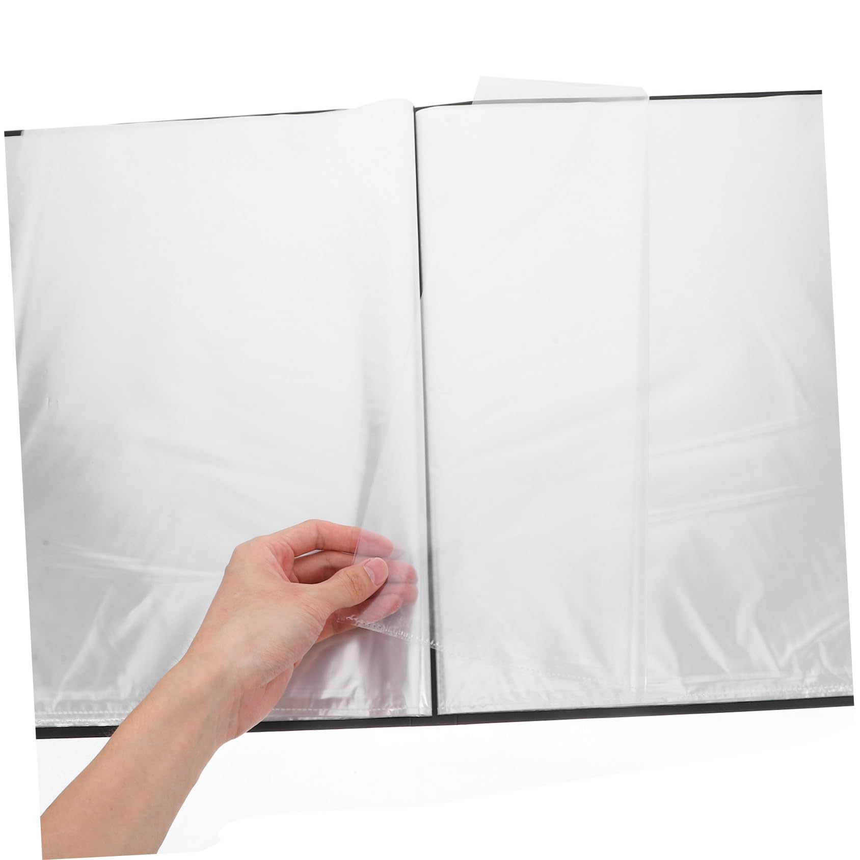 Sammelmappe Kunststoff mit Transparenten Klarsichthüllen Strapazierfähiger Portfolio Ordner für Kunst Berichte Dokumente für Schule Büro und Präsentationen