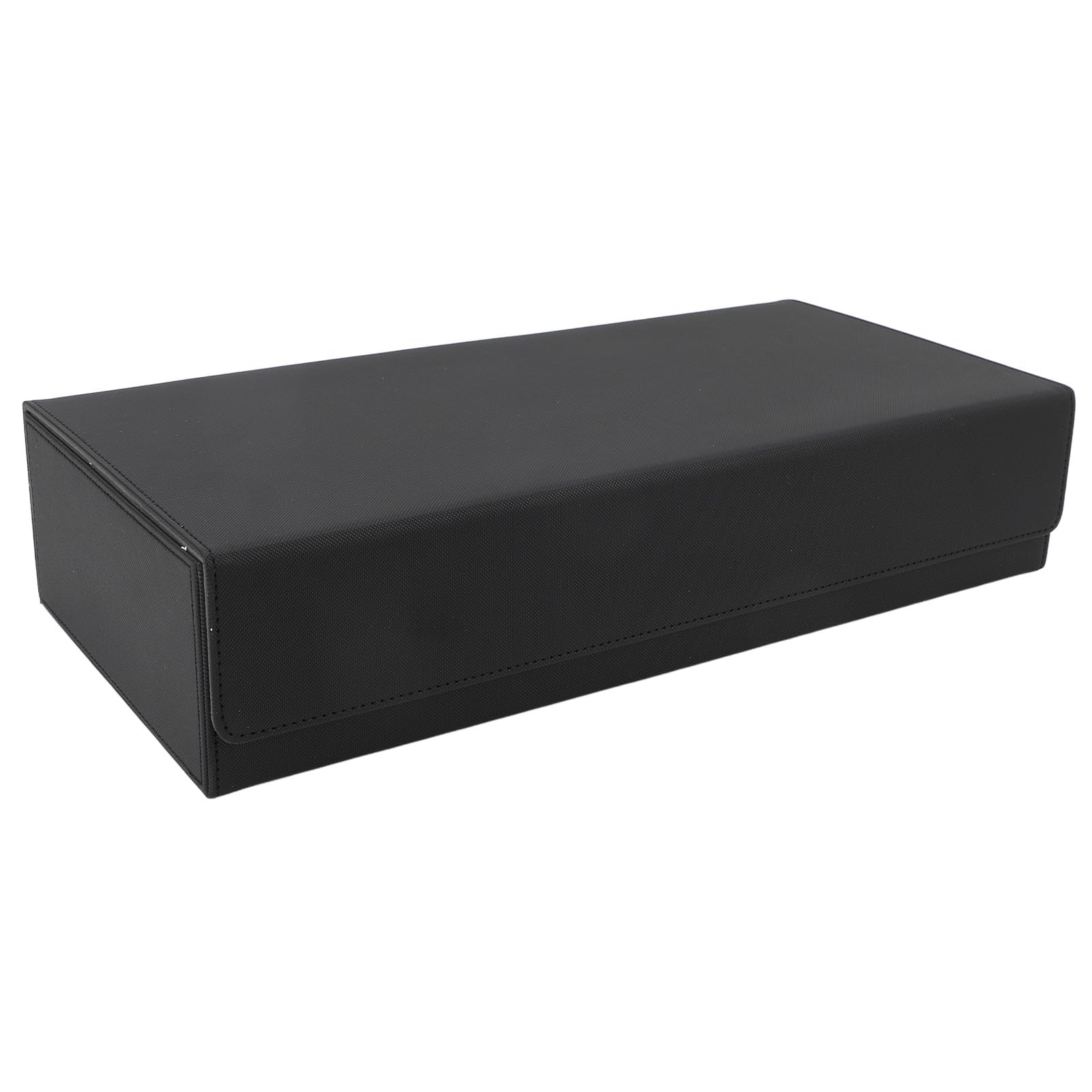 Fabater Pudełko do Przechowywania Kart ze Skóry PU z Magnetycznym Zamknięciem, Duże Etui na Karty na ponad 550 Kart do Gry, Szuflada z Organizerem Karty Kolekcjonerskie (BLACK)