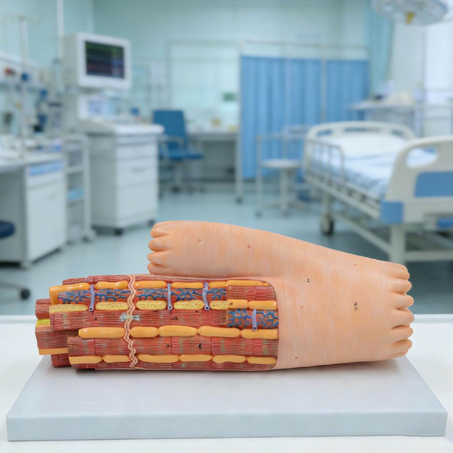 YNIYUJKL Myocardial Anatomy Model, Cardiac Muscle Educational Tool, Cell Ultrastructural Model For Teaching And Study