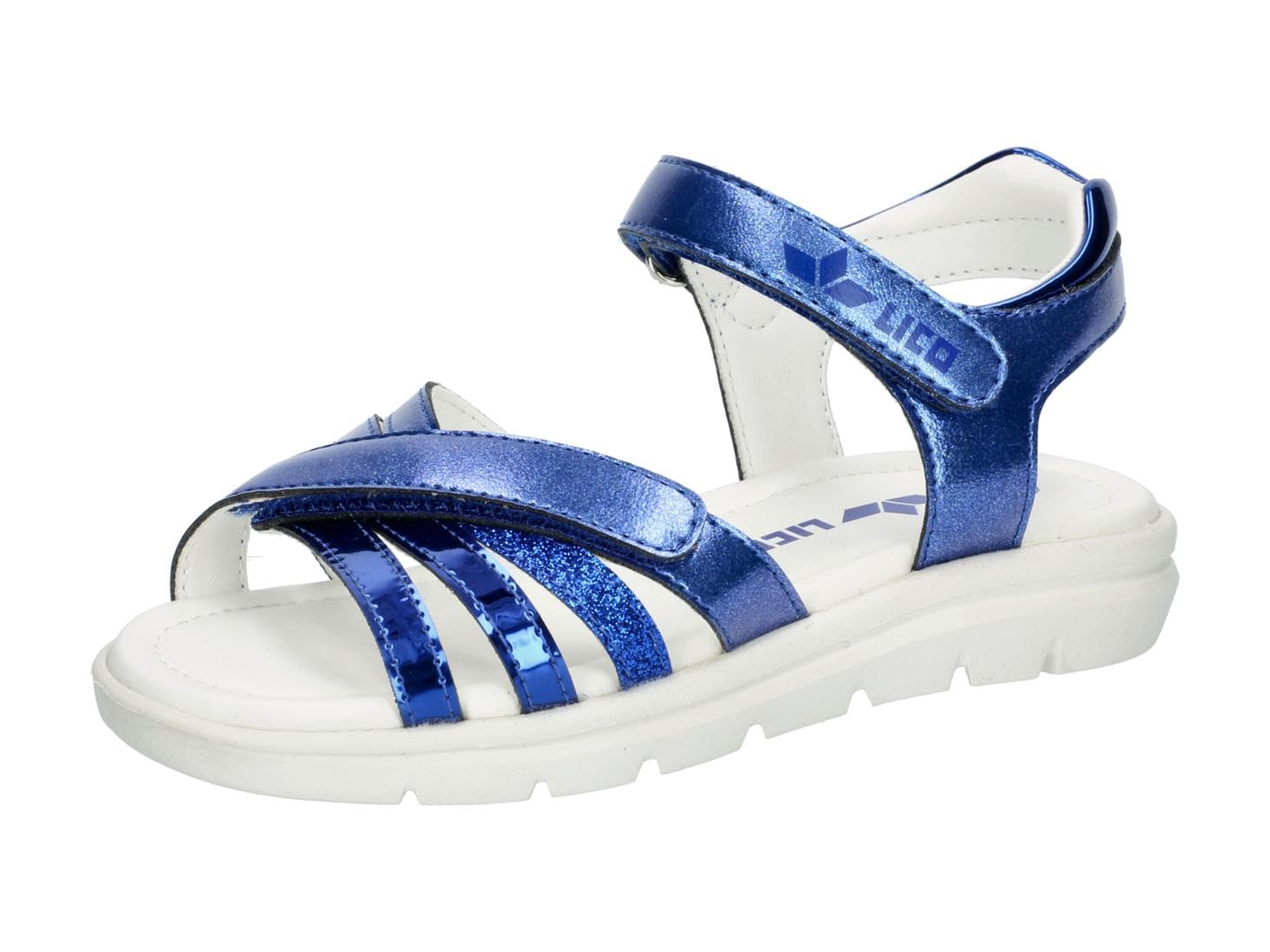 Lico Girl's Lindsey V Sandals, Navy, 12.5 UK Child