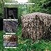 SUMSEEK Hunting Blind 360 Degree See Through, 2-3 Person Pop Up Ground Blind for Deer and Turkey, Portable Camouflage Tent with Quiet Zipper Door and Carrying Bag (3-4 Person)