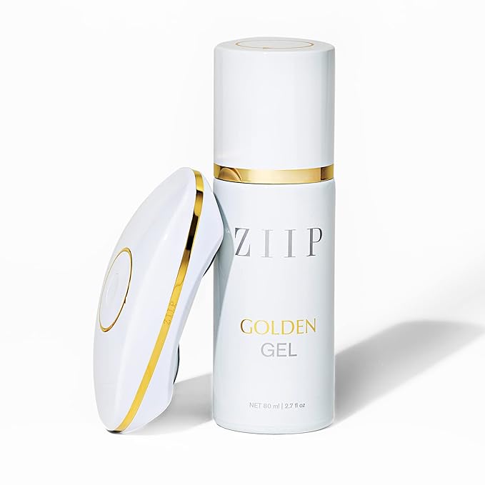 ZIIP Beauty GX Series Microcurrent Facial Device + Golden