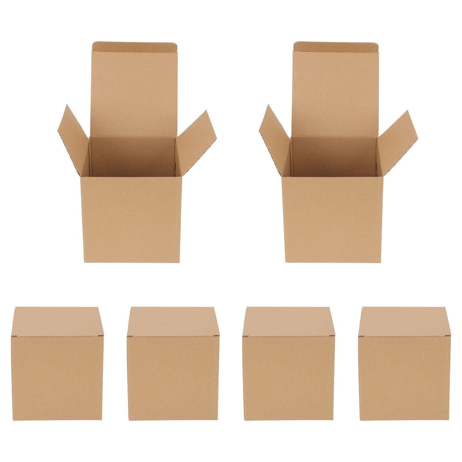 Cajas de cartón kraft para embalaje seguras contra daños en transporte DOITOOL 6 uds