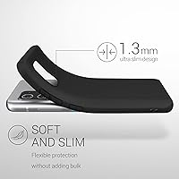 Vista 2 de kwmobile Funda compatible con ASUS Zenfone 8 - Funda protectora de silicona TPU suave y delgada, color negro mate