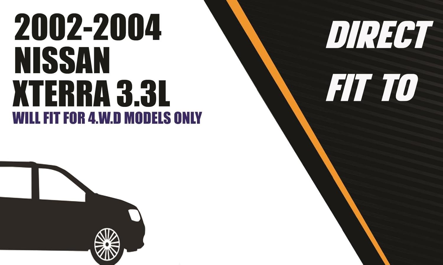 Northeastern Exhaust | Stainless Steel - Y-Pipe Exhaust Muffler Assembly Compatible for Nissan Xterra 2002-2004 3.3L - Free Gaskets and Clamps Included