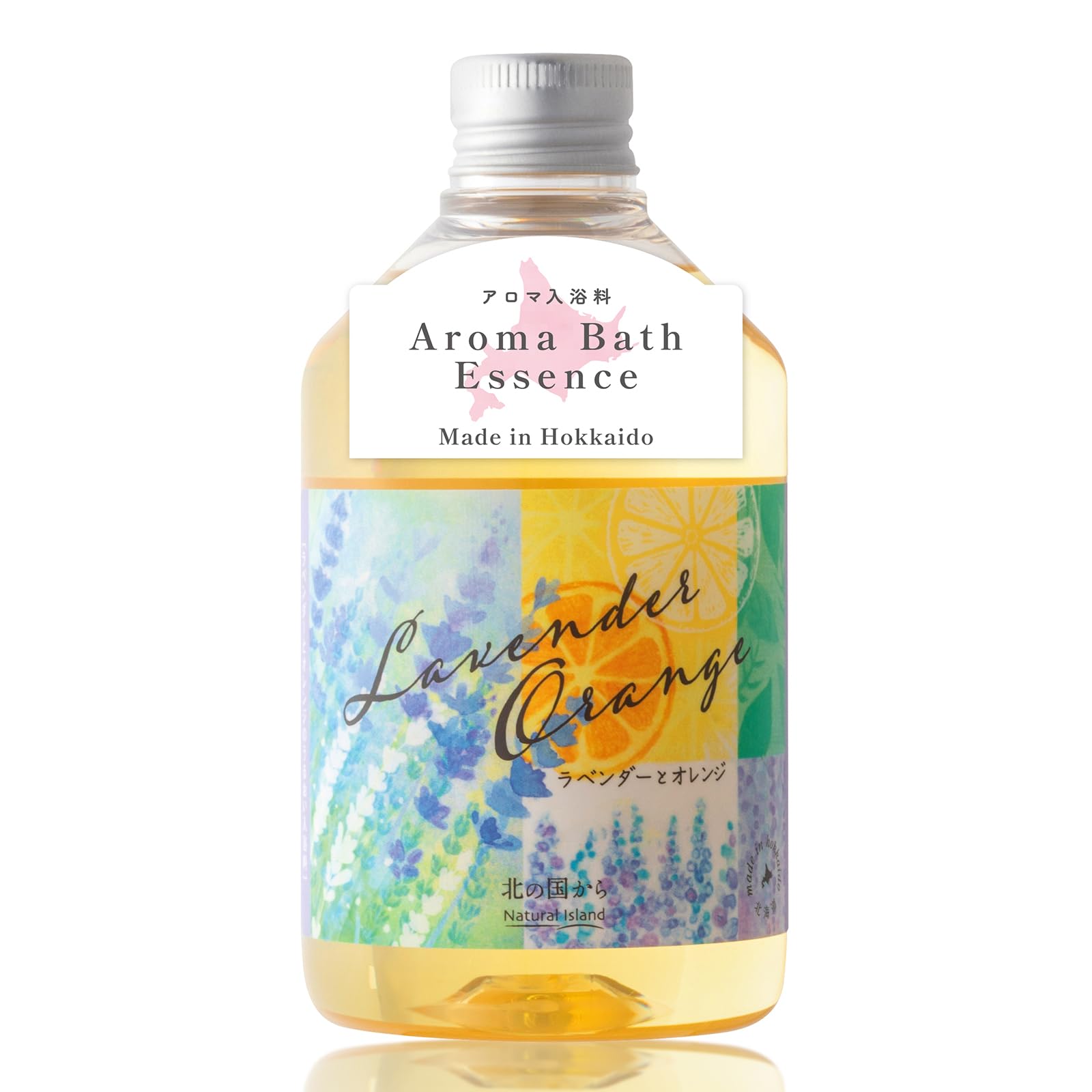 ナチュラルアイランド アロマバスエッセンス ラベンダーとオレンジ 300ml （…