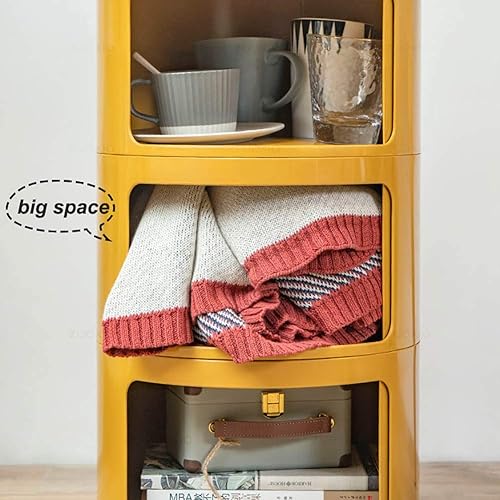 Miniatura 9 de Mesita de noche portátil para dormitorio, sofá moderno, mesa auxiliar para sala de estar, mesa auxiliar de plástico, para espacios pequeños (color