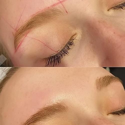 Vista 68 de BRAWNA 2 unidades de cuerda de microblading rosa para medición de cejas - Suministros PMU - Kit de microblading