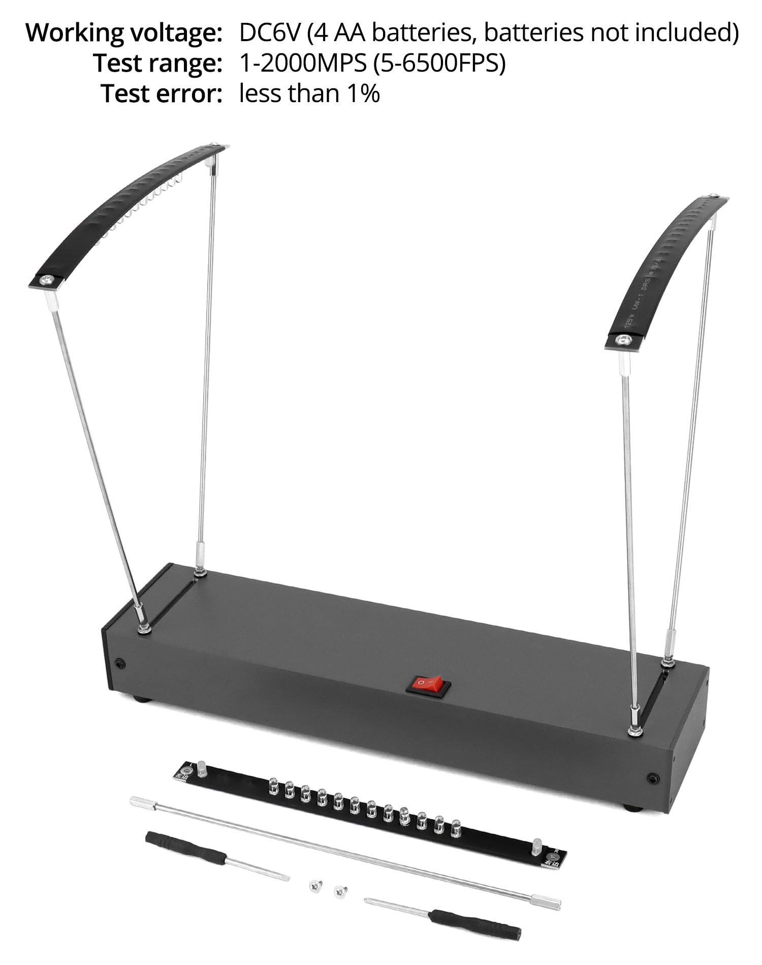 QWORK® Dispositivo di misurazione della velocità, per la misurazione della, utilizzato in scuole, laboratori