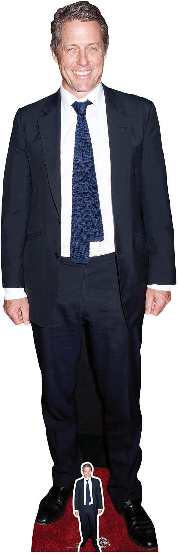 Ltd CS919 Hugh Grant (Tie) Life Size Cardboard Cutout with Free Mini Cut Out Perfect for Birthdays- Gifts- Parties & Fans- Multicolour
