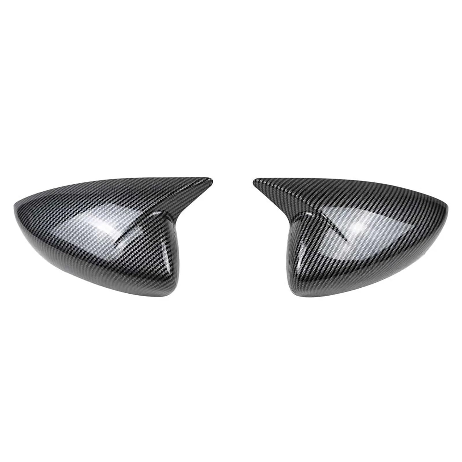 Mirror Covers Caps for Mazda CX30 CX-30 2020-2023 Car Sticker Rearview Side Mirror Cover Wing Cap Exterior Door Rear View Case Trim Carbon Fiber(15)