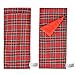 E-TING Sleeping Bag Christmas Accessory for elf Doll (Red Plaid)