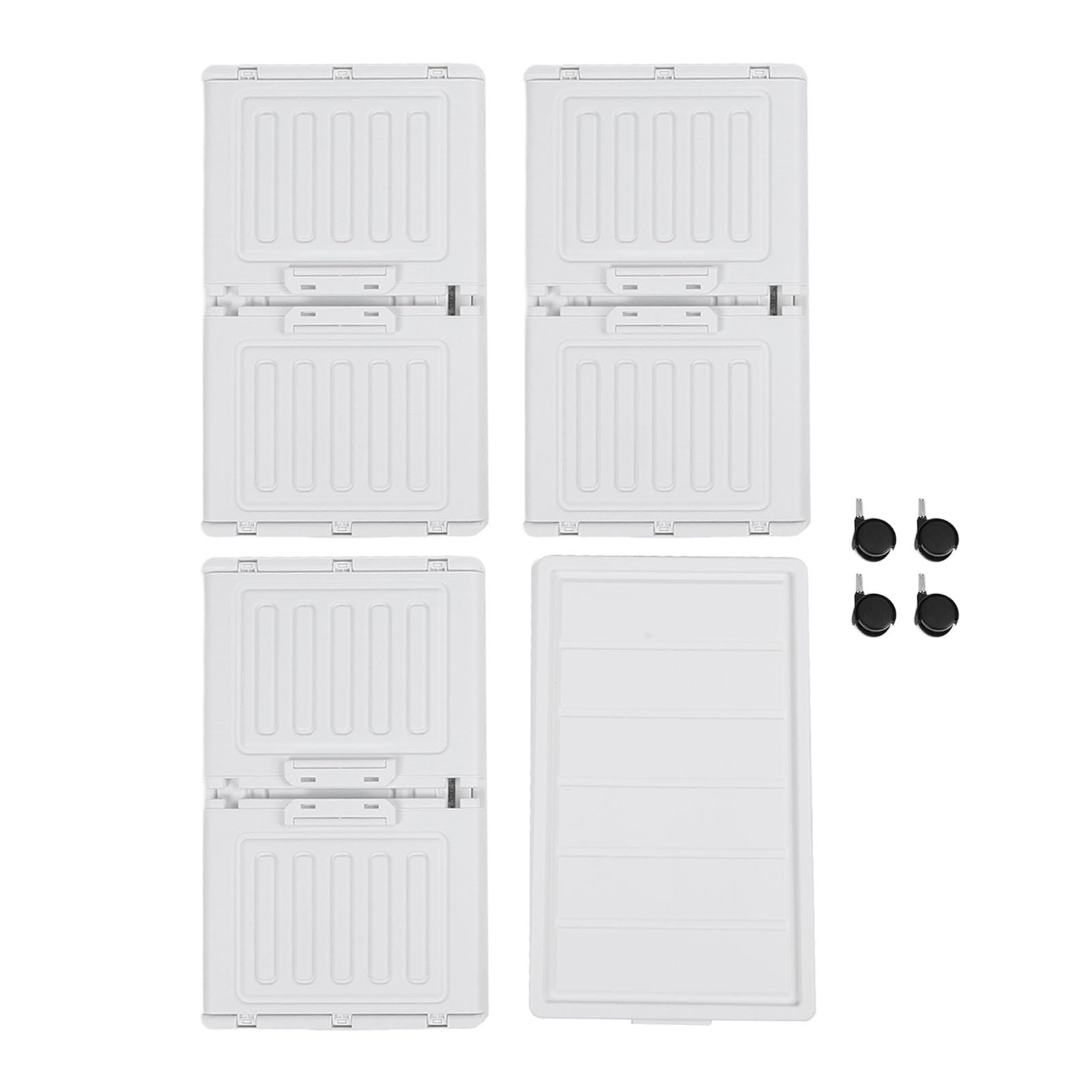 Składana Wielowarstwowa sieć do Przechowywania na Przekąski, Ubrania i Więcej-LE, Brak Instalacji, Dom 55x33x92cm (3 poziom)