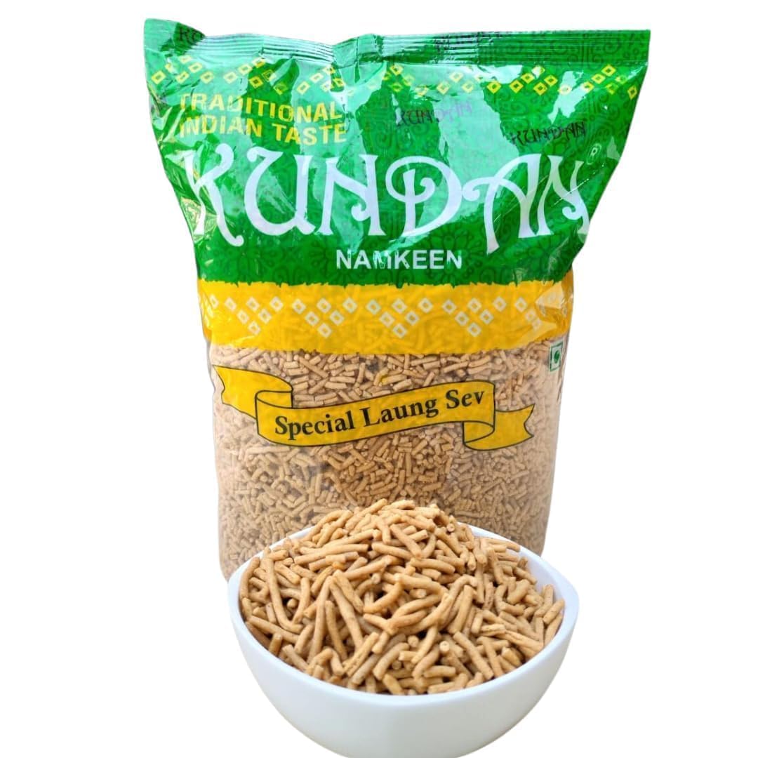 KUNDAN NAMKEEN Laung Sev Crispy & Crunchy Barik Namkeen Snacks for Foodie Indians, 500gm (Pack of 3) (B0BNPRYLKS) Amazon Price History, Amazon Price Tracker