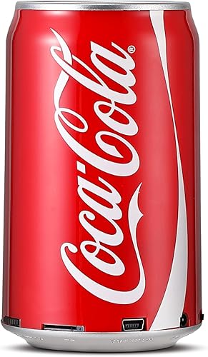 Coca-Cola puede dar forma al altavoz Bluetooth, altavoz inalámbrico portátil con Bluetooth 5.0, AUX, ranura USB y ranura TF Sonido de graves