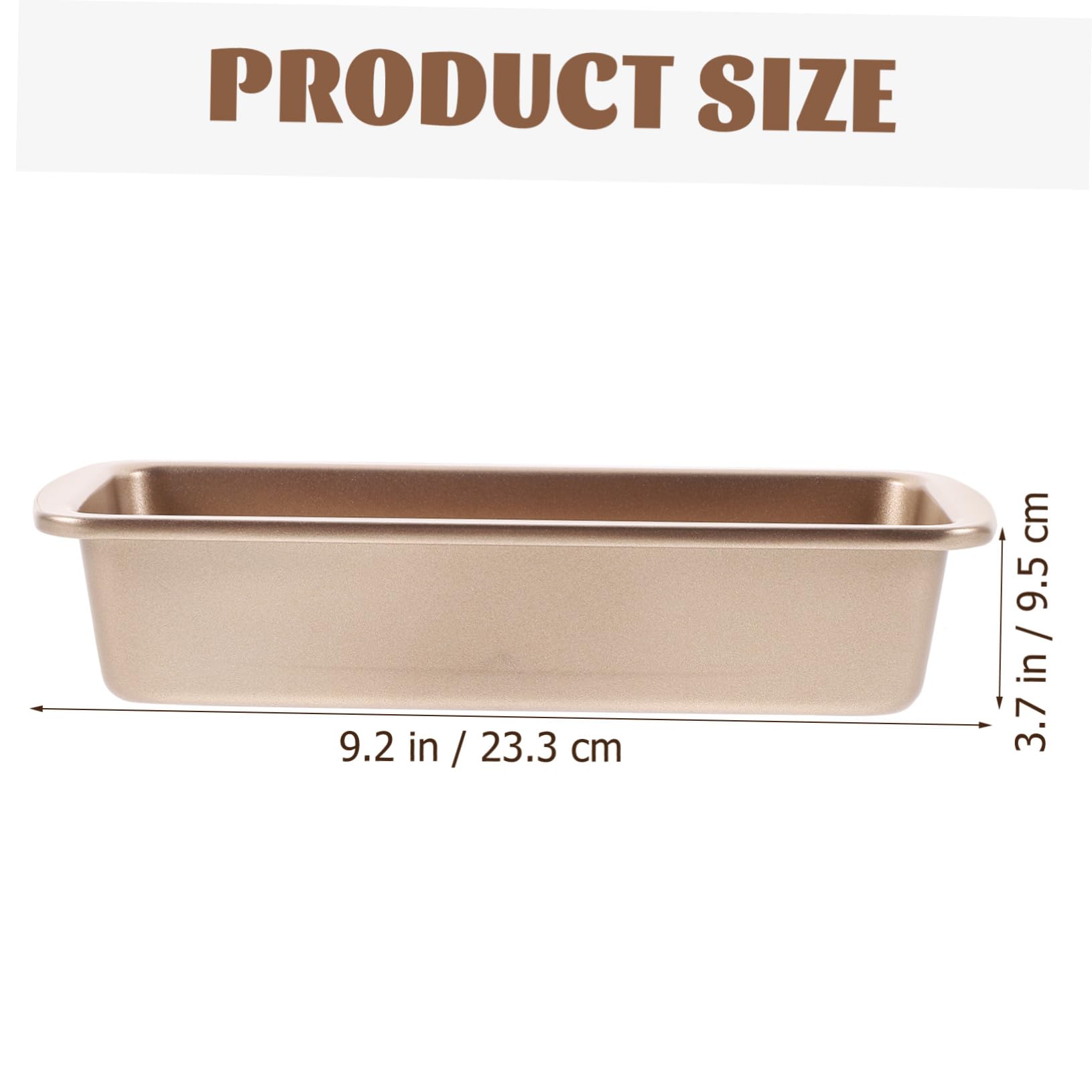 SOLUSTRE Non Stick Carbon Steel Loaf Pan Mold for Baking Bread Capacity Toast Baking Mold Easy Release Cleanup for Home and Professional Use