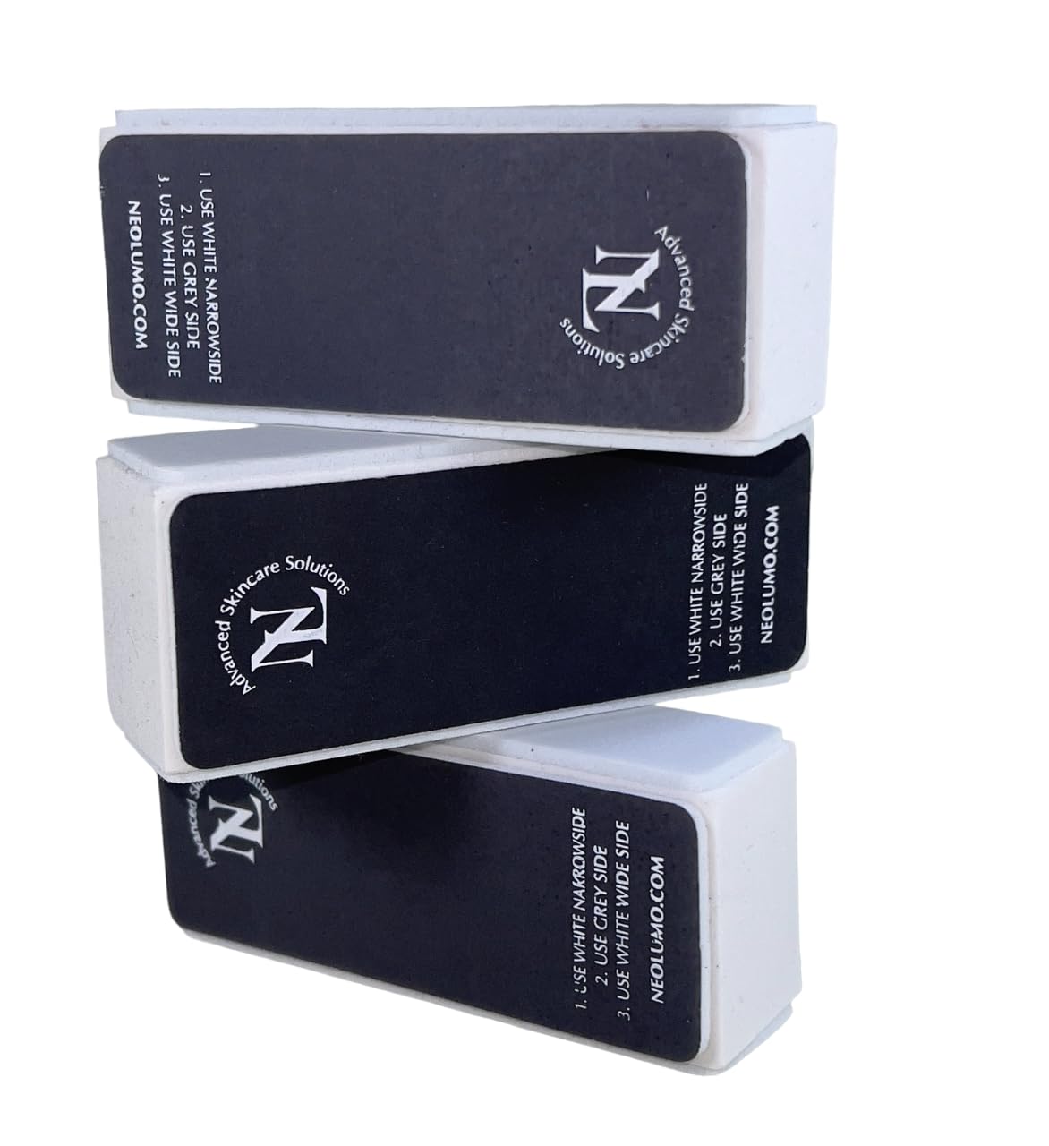 NeoLumo Premium Nagelpolierer Set - 3er Sparpack - Der ultimative Glanzbuffer für perfekt manikürte Nägel (ehemals ObeyYourBody)