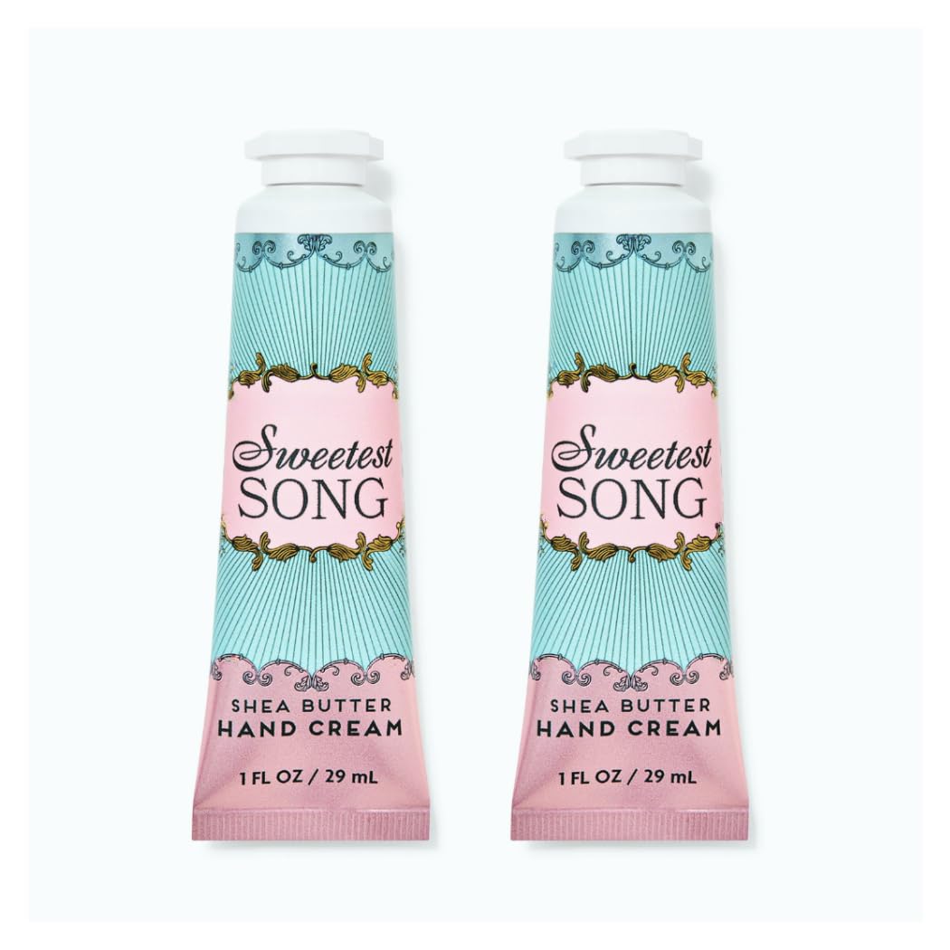 Bath & Body Sweetest Song Hand Cream, 2-pack, 1 fl. oz. each (Packaging Artwork Styles May Vary)