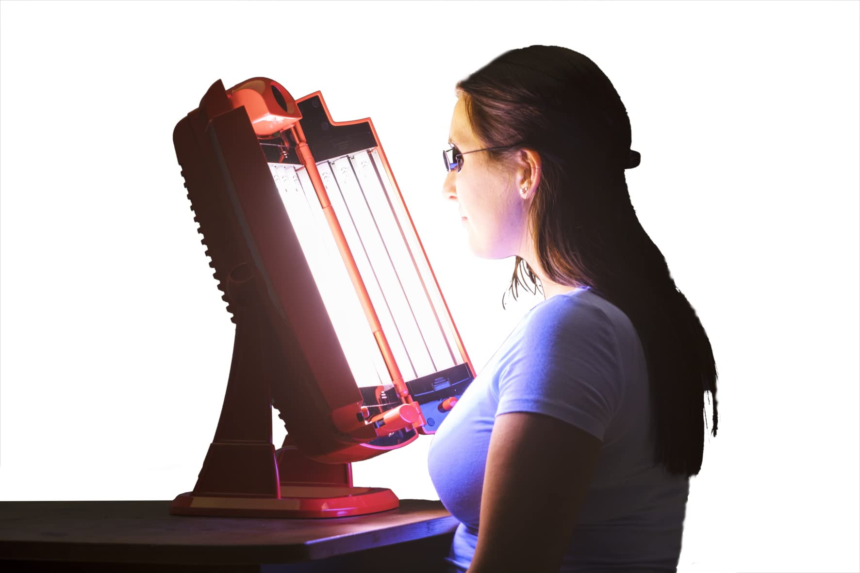 Tanning Lamp UK RUBINO 3 in 1: TANNING + COLLAGEN LIGHT THERAPY + INFRARED THERAPY