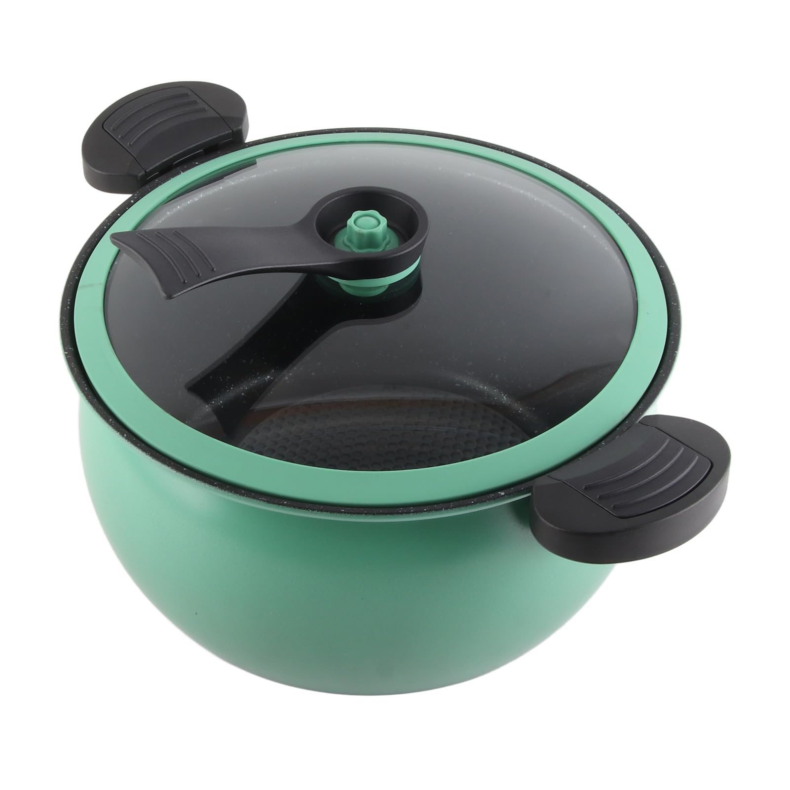 Goshyda Microolla a Presión Antiadherente de Gran Capacidad de 4,0 L, Olla de Sopa a Micropresión Multifuncional para Guiso de Arroz, Cocción Eficiente y Rápida para Cocina, Compatible con Estufa de