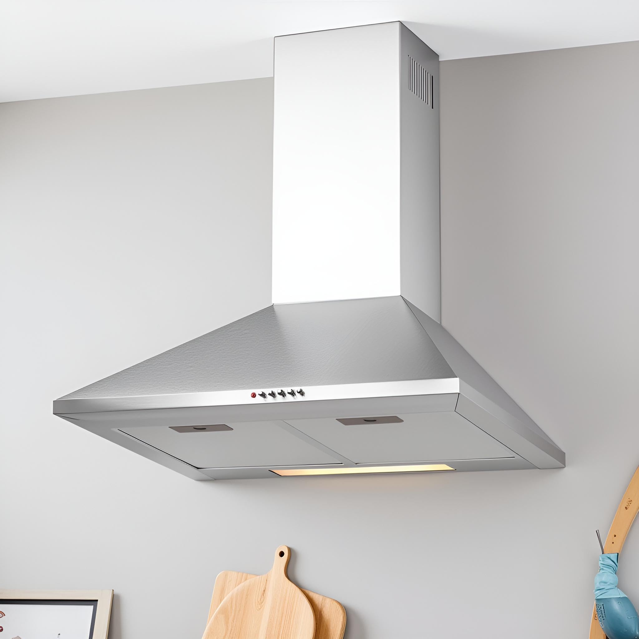 APELSON Campana Extractora Helia 600 con 3 Niveles de Extracción Turbo Panel de Control Mecánico Motor Tangencial Extra Silencioso Iluminación LED Potencia 260 m3/h Ancho 60 cm Color Blanco