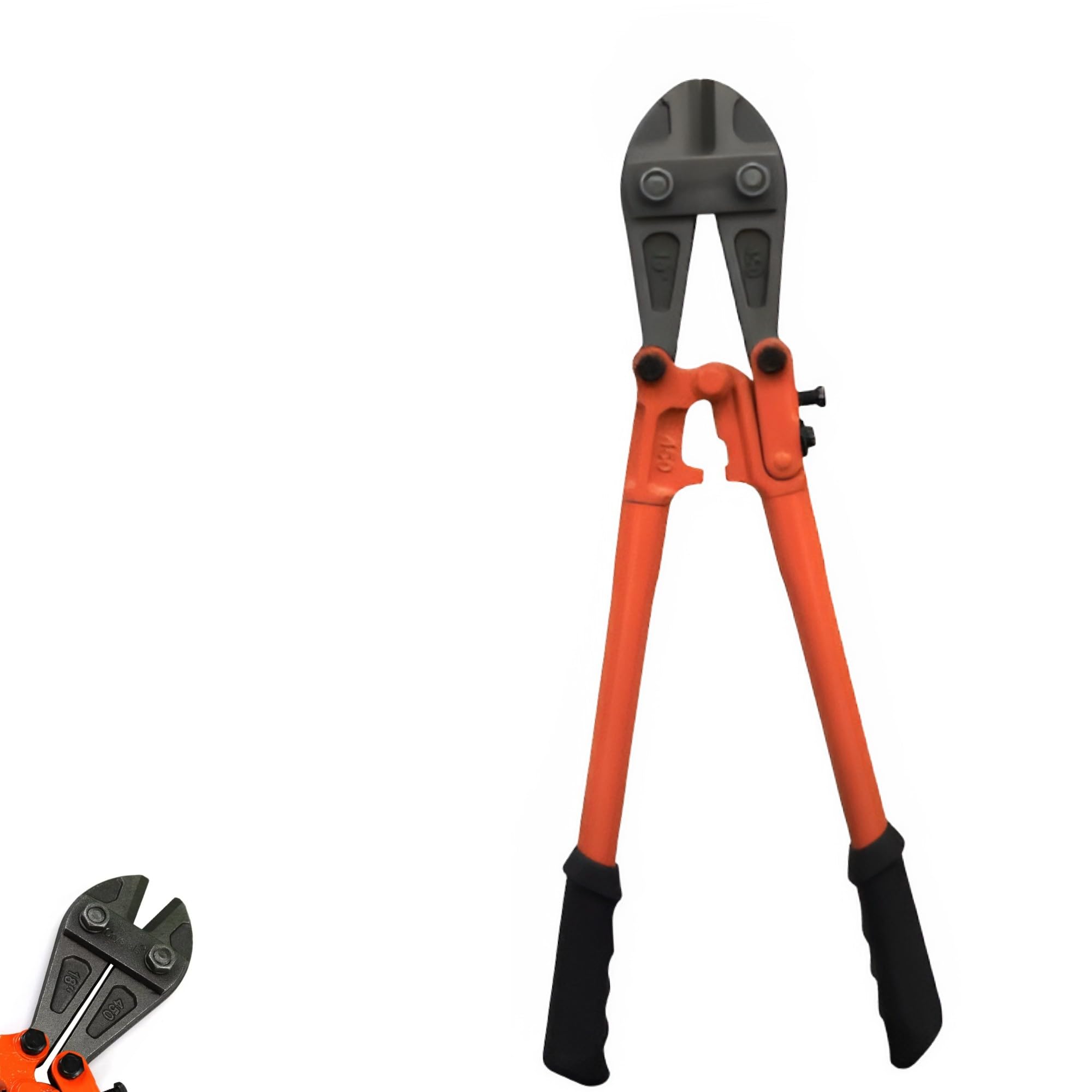 Retaaj 18 Inch Bolt Cutter Heavy Duty Forged Blade Carbon Steel Chain Cutter, Fence, Padlock, Mini Bolt And Steel Wire Cropper Tool With Soft Rubber Grip