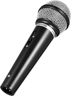 STOBOK Kids Microphone Toy Prop, Pretend Microphone Prop Simulated Microphone Fake Microphone for Birthday Party Favors, Wireless Microphone Pretend Play Costume Prop Black