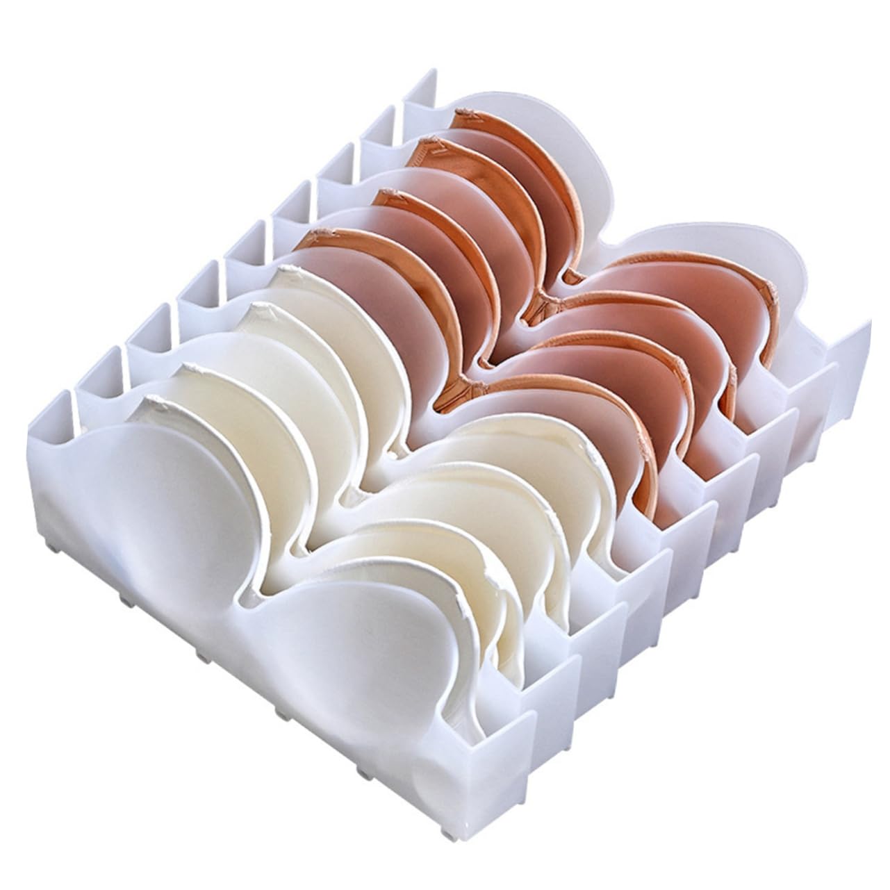 Holibanna 6 Pezzi Scatola Organizzatrice Per Reggiseni in Plastica Con Scomparti Per Intimo Femminile Ideale Per Ordinare Il Tuo Guardaroba E Proteggere I Reggiseni