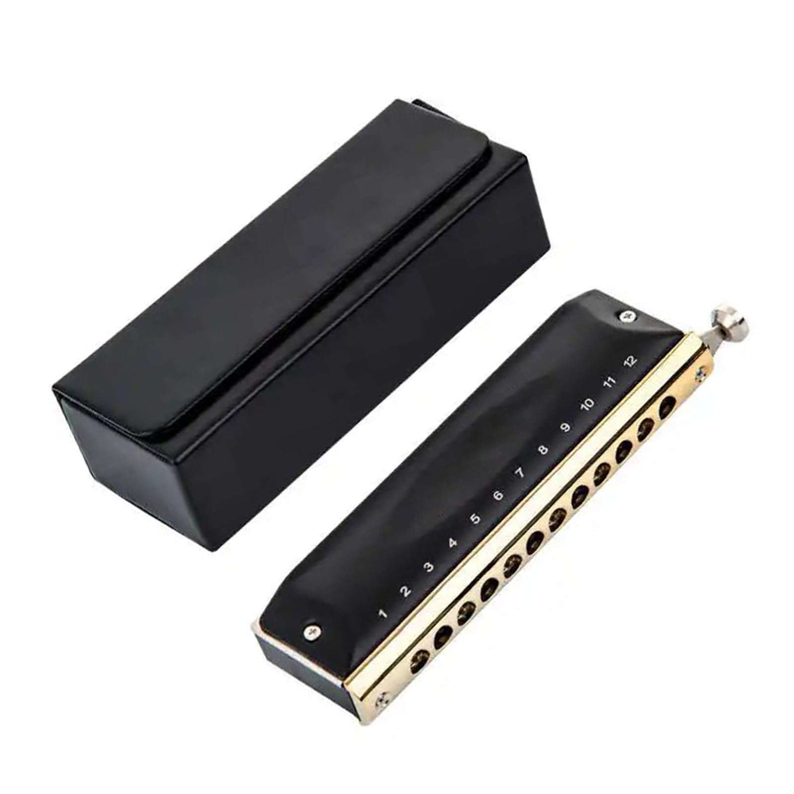 Harmonica Clé D'harmonica Chromatique 12 Trous 48 Tons De C | Clé d'harmonica chromatique à 12 trous, 48 ​​tons, orgue à bouche C professionnel pour adultes