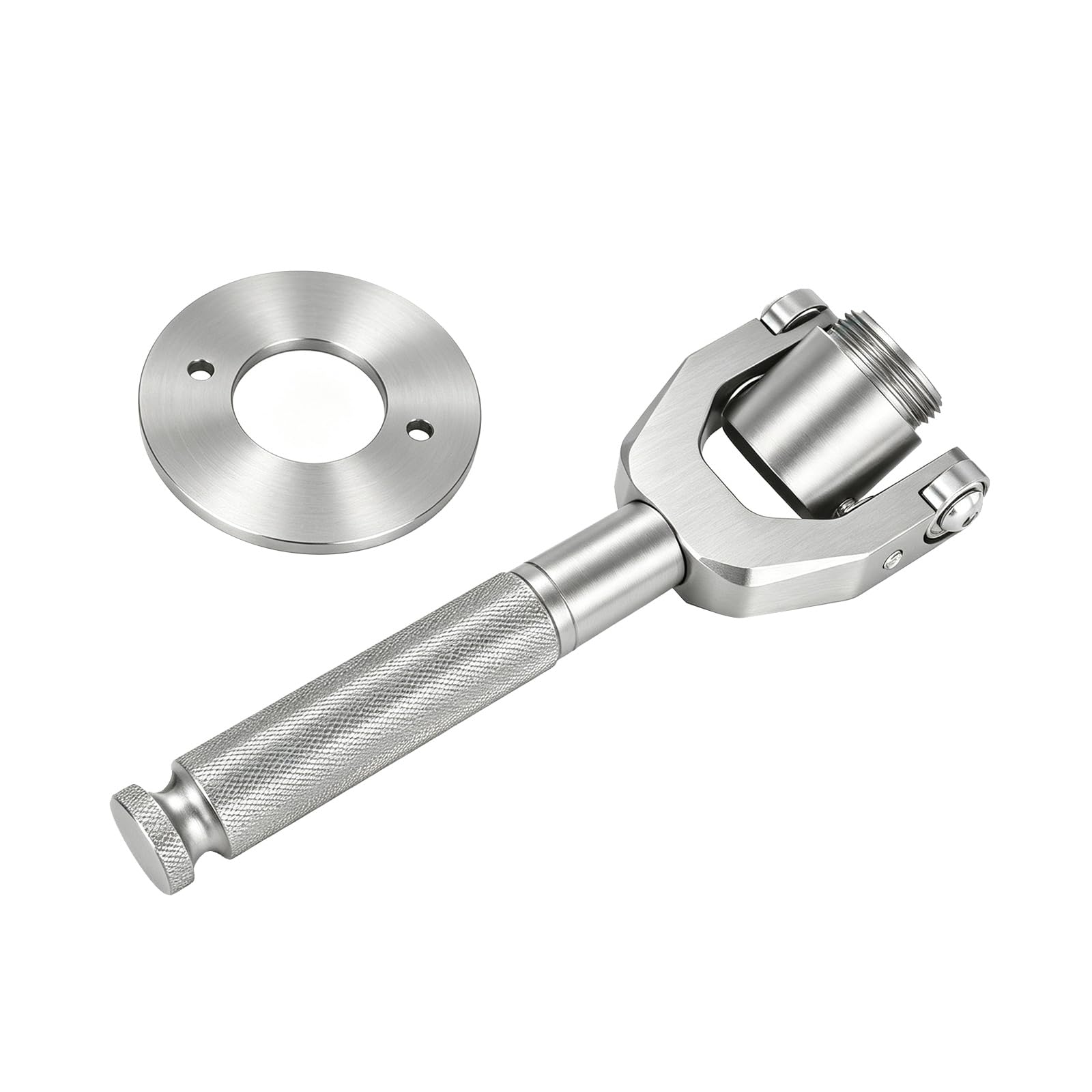 Set servizio cintura UTV, Silver | Dispositivo accesso alla frizione in lega, impugnatura testurizzata, disco adattatore, disponibilità per la