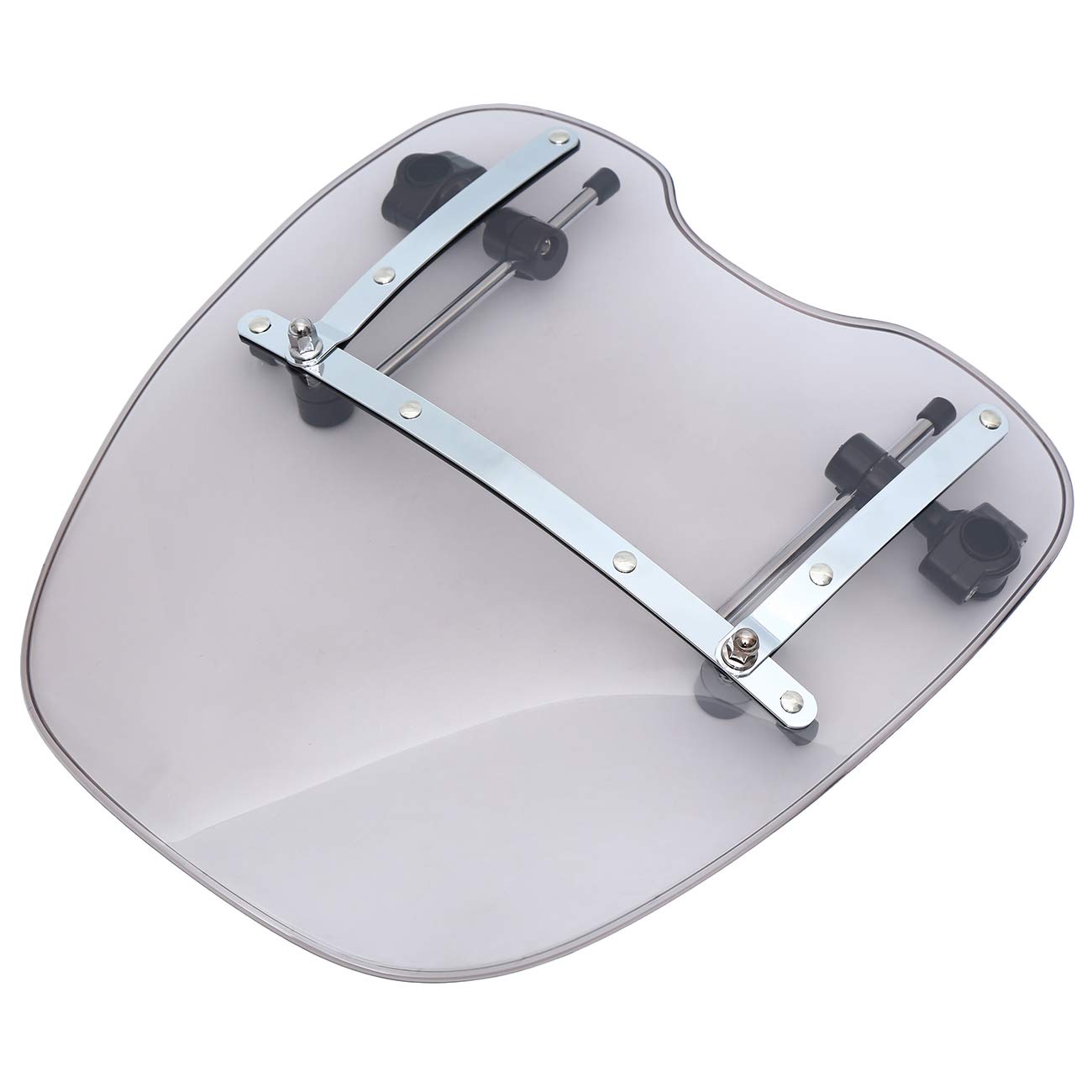 Samger 19 "x 17" Pare Brise avec le matériel pour Harley Honda Suzuki Yamaha Kawasaki Cruiser & Standards 1969-2015