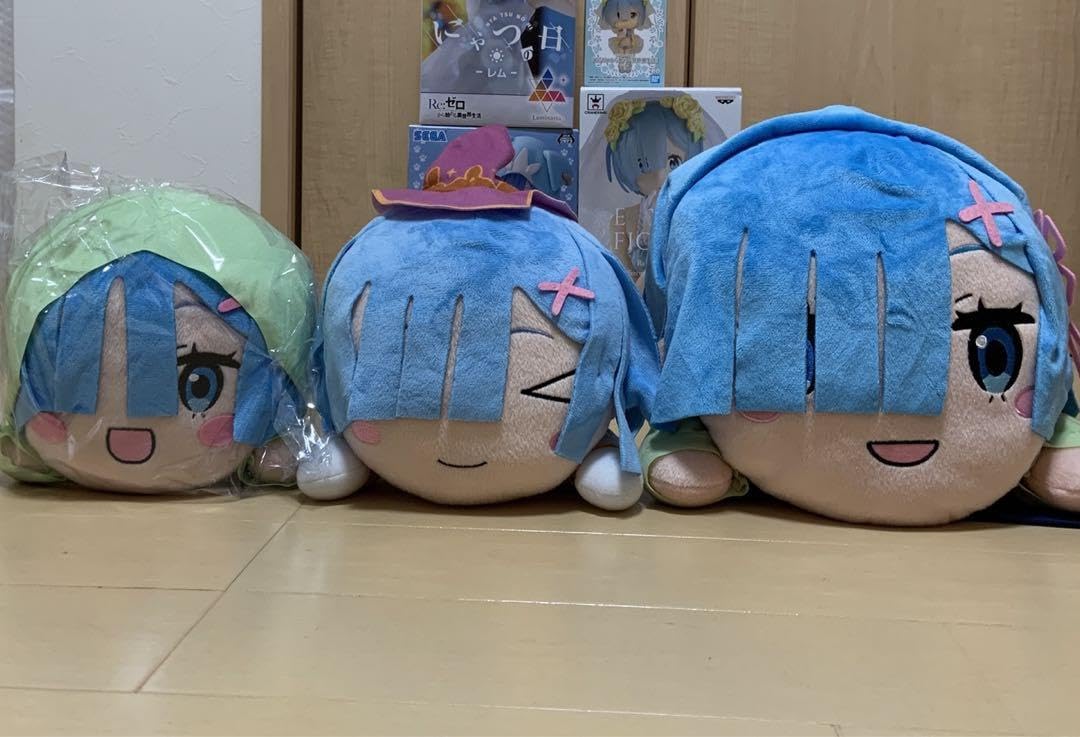 Amazon.co.jp: リゼロ レム 寝そべりぬいぐるみ フィギュア 売り