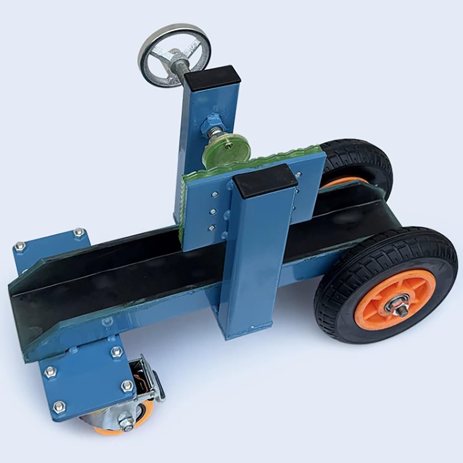 Transportwagen Aus Sperrholz Mit 4 Rädern, Verstellbarer Wagen | 500 Kg/1102 Lb Tragfähigkeit, For Bewegen Von Tür-, Fenster- Und Marmor-Trockenbauwänden(Blue)