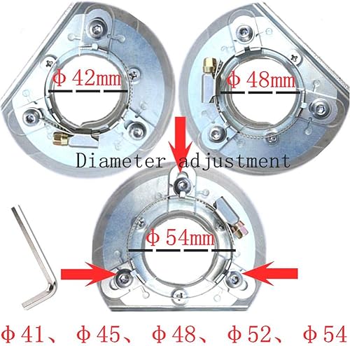 Miniatura 9 de Hyuduo Cubierta de polvo de corte cubierta de molienda para 1001255.906in ángulo amoladora polvo cubierta y 901154.921in disco de sierra