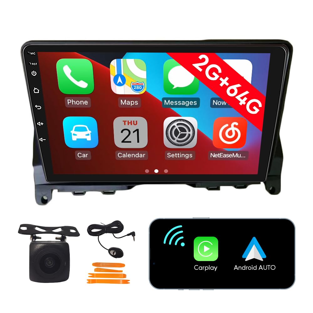 [2G 64G] Android Car Stereo FM Radio Carplay Android Auto 9