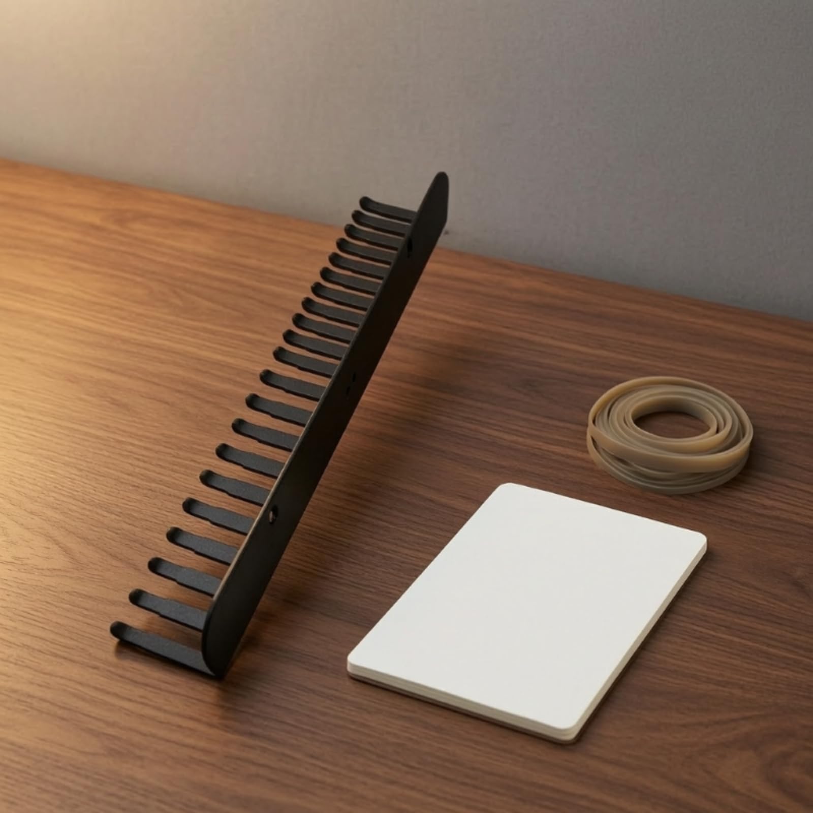 Organizador de Cables Rack para Cables Colgador de Pared Estante Portacables con Separadores Metálicos Diseño Ahorra Espacio Adecuado para Estudios Laboratorios de Trabajo
