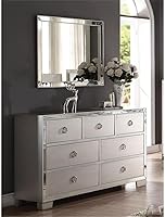 Vista 3 de Acme Espejo rectangular Voeville II en plata