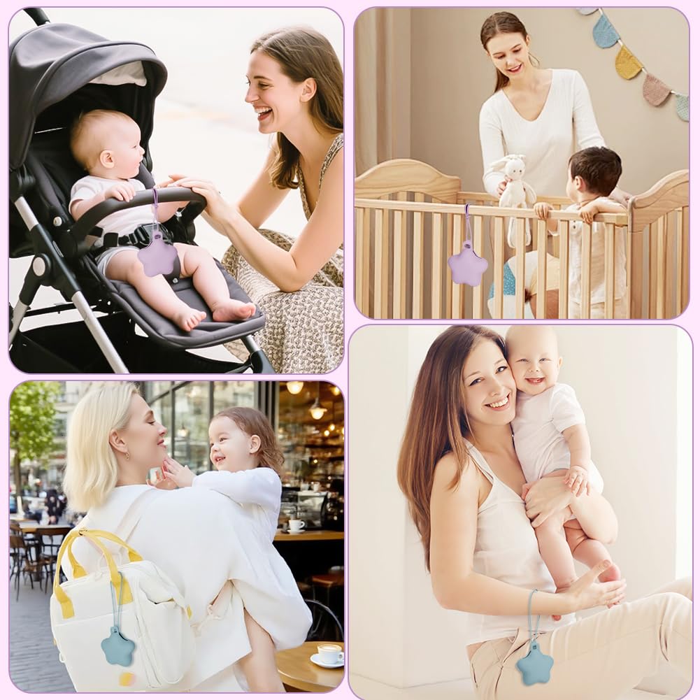 Boîte à sucette en silicone 2 Pcs, imperméable portable pour bébé