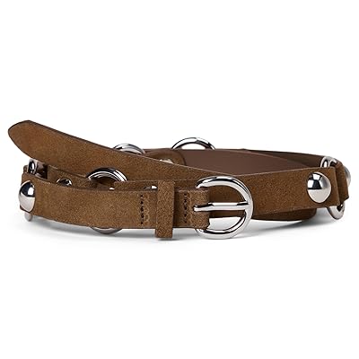 Madewell Suede Large Stud Belt Women