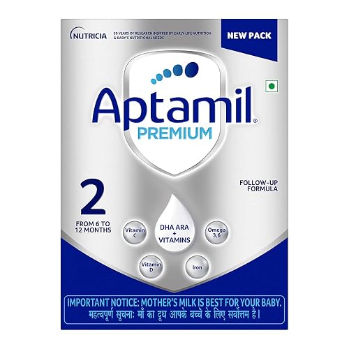 Aptamil Premium Infant Formula for Babies - Stage 2 (6-12 Months) -With DHA ARA-400g -Bag-In-Box