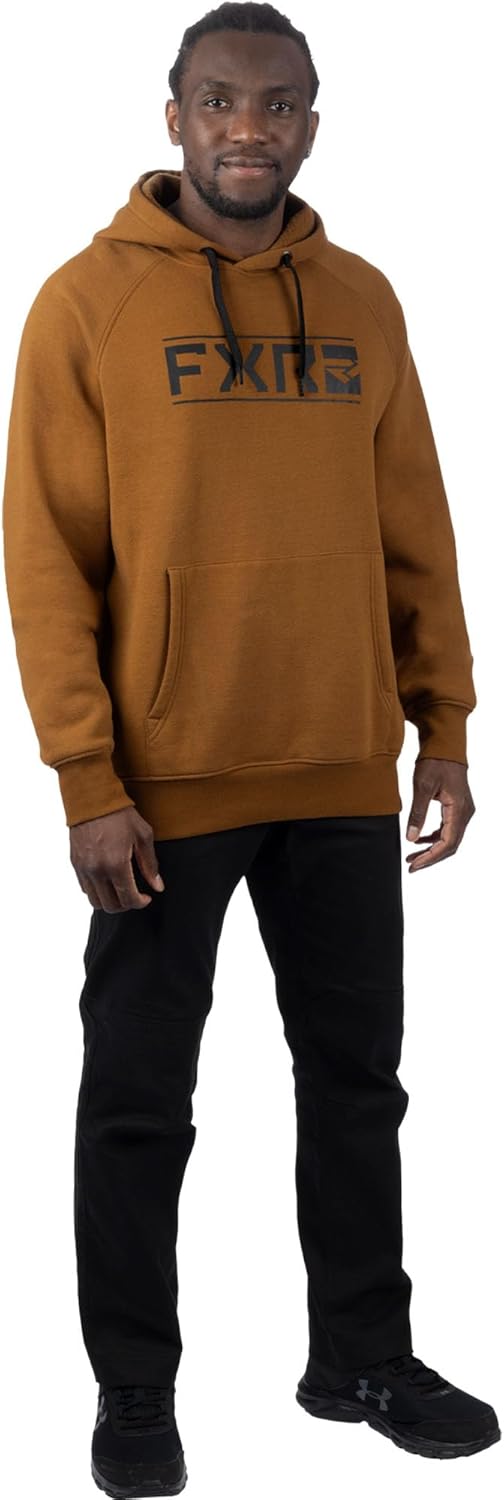 FXR Victory Po Hoodie Sweatshirt, Unisex-Adult Copper/Black, Small - Image 4