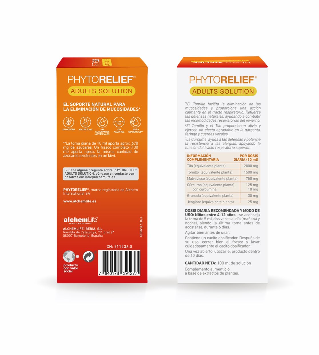 Phytorelief Adults Solution 120Ml Meloco